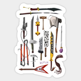 jjk cursed tools and weapons Sticker